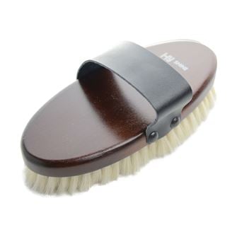 Hy Equestrian Deluxe Goat Hair Wooden Body Brush - Large