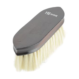 Hy Equestrian Deluxe Goat Hair Wooden Dandy Brush