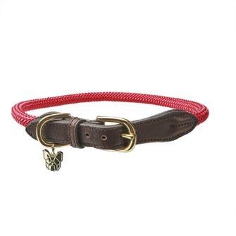 Shires Digby & Fox Fine Rope Collar (Red)