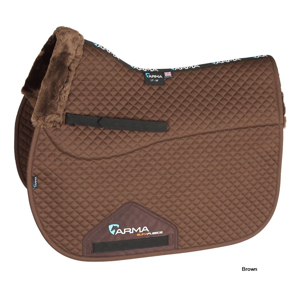 Shires Saver Coperta Supafleece Morbidissima Unisex Taglia L Marrone - Sostituto Pelle Di Pecora Lavabile - 4