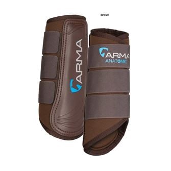 Shires ARMA NX-MAX Brushing Boots (Brown)