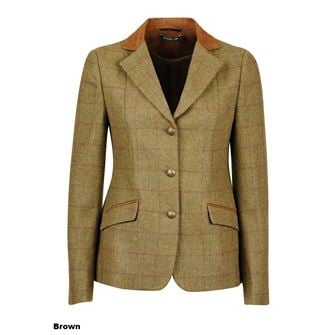 Dublin Adults Albany Tweed Suede Collar Tailored Jacket