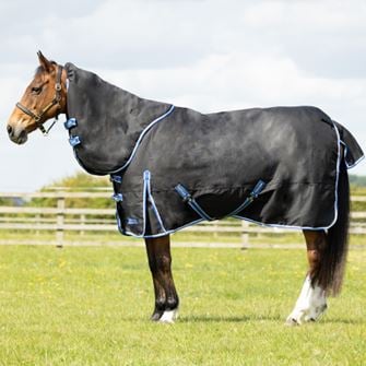 StormX Empra Extra 200g Turnout Rug with Detachable Neck (Black)
