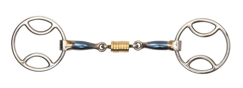 Shires Blue Sweet Iron Bevel with Roller Link