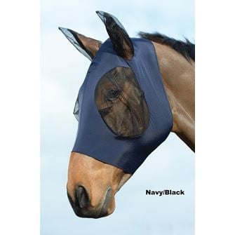 Weatherbeeta Stretch Bug Eye Saver with Ears (Navy/Black)