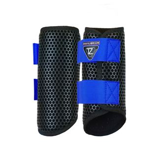 Equilibrium Tri-Zone Brushing Boots (Black/Royal Blue)