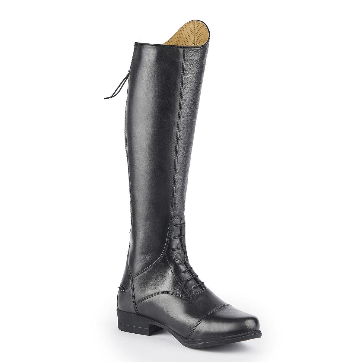 Stivali Da Equitazione In Pelle Shires Gianna Donna | Lunghi, Con Zip YKK, Suola Ammortizzata, Vestibilità Comoda